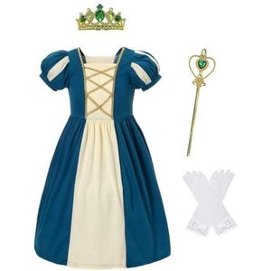 Lito Angels Prinses Merida met Accessoire Fancy Dress Outfit voor Peuter Meisjes, Verjaardagsfeest Dress Up Maat 98 (Leeftijd 2-3 Jaar) (Markeringsnummer 90)
