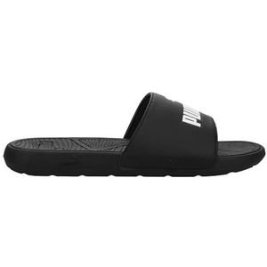 PUMA Men's Cool CAT 2.0 Slide Sandal, Black White, 7