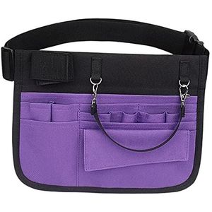 Verpleegkundigen Pouch Heuptas Verstelbare Fanny Pack Pouch Oxford Doek Paars, Paars, 26.5x21cm