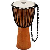 Meinl Percussion HDJ4-L Wood Djembe, Headliner/Nile Series, Rope Tuned, 30,48 cm (12 inch) diameter (Large), bruin