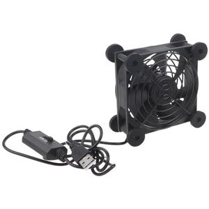 USB-aangedreven 5V ventilator voor router, modem, koelbox, ventilator voor het koelen van verschillende elektronische apparaten (kleur: 9025)