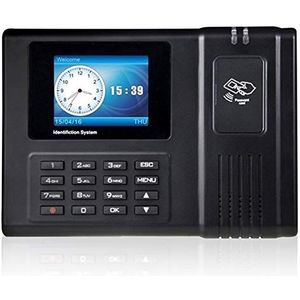 Prikklokken voor werknemers in kleine bedrijven, RFID tijdregistratie Clock + ID Card Reader + TCPIP + USB Recorder voor kantoren, fabrieken, hotels, scholen