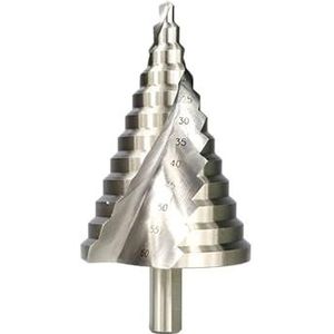 1 stks Stap Boor 6-60mm Spiraal Groef HSS Staal Gat Cutter for Hout Metaal Boren stap Cone Boor(1pc 4-32mm)