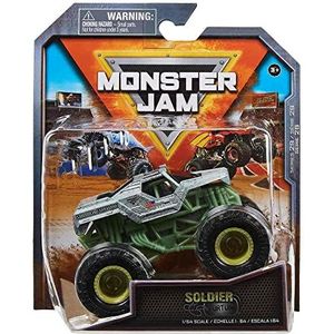 Monster Jam 2023 Spin Master 1:64 Diecast Truck Series 29 Staal onthullen soldaat fortuin