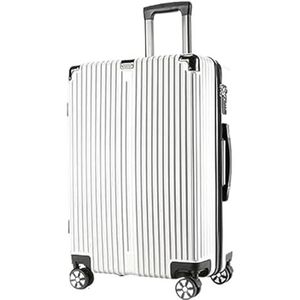 Koffer Modern Grote Capaciteit Bagage Cijferslot Koffer Voor Heren Dames Bagagekoffer Handbagage (Color : E, Size : 20inch)