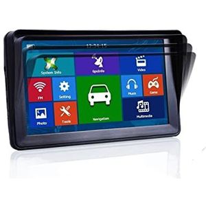 GPS-autonavigatiesysteem, Hd Auto GPS Navigatie 8G128MB 800 * 480 Resolutie Touchscreen Bluetooth Avin Europa kaart vrachtwagen navigator Voor auto, vrachtwagen, camper(8G128MBSunshade)