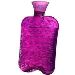 OIFAODAO, Warmwaterflessen Top Premium warmwaterkruik Ideaal for pijnverlichting Warm en koud Grote rubberen Watehot-waterfles Heetwaterzak,Warmwaterkruik(Purple)
