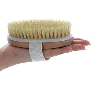CareforYou® Luxe Body Brush Fantastische Droge Borstel of Bad Borstel voor Cellulite Reductie Huid Exfoliatie Bad Body Borstels 100% Natuurlijke Varkenshaar