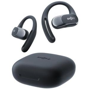 SHOKZ OpenFit Air Open-Ear-Design Bluetooth Kopfhörer mit 28 Stunden Wiedergabezeit | Farbe: Schwarz