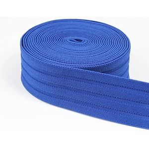 3/5 meter kleurrijke elastische band singelband 40 mm stretchband rubberen lint zachte riem broek jurk doe-het-zelf naaien accessoires-blauw-40mm-3.0meter