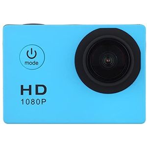 Onderwatercamera Sport Outdoor Mini Camera Waterdichte Cam Screen Action Camera Kleur Waterbestendig Video Surveillance(Size:Camera Only,Color:Blue)