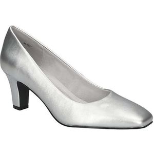 Easy Street Women's Poet Pump, Silver, 8