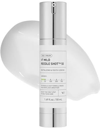 VT COSMETICS Milde Reedle Shot 50, Dag & Nacht Herstellende Essence voor saaie, vermoeide huid 1.69Fl Oz (50ml)