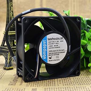 Papst 3214 J/2HP DC24V 320mA 7.7W 9038 9CM 4line 4P Industrial chassis cooling fan