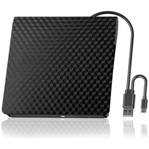 3D externe speler USB3.0 draagbare brander CD DVD-ROM schijf optische drive for laptop PC Windows 11 10 Mac OS