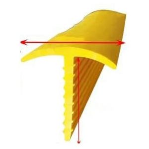 1/2/3,0 m T-vormige voegvuller, afdichtstrip, siliconenrubber, deur- en raamglas, T-type slootvoeg, antibotsingskitstrip - T-131 37x40mm - 2M