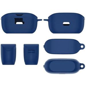 Oordopjes Beschermhoes voor JBL Vibe Buds Oortelefoon Bescherming Cover Hoofdtelefoon Shockproof Protector Anti-Kras Mouw (Blauw)