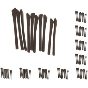 10 Set van 10x Siliconen Brillen End Tips Oor Sok Tubes Vervangingen Bruin