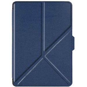 Ereader beschermhoes Premium lichtgewicht met automatische slaap-/waakfunctie Geschikt for Kobo Clara 2E 6 inch beschermende standaardkoffers (Color : Dark blue)