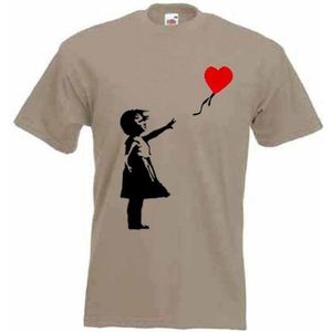 Banksy ballon meisje mannen T-Shirt
