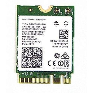 Intel 8265.NGWMG netwerkkaart Intern WLAN 867 Mbit/s