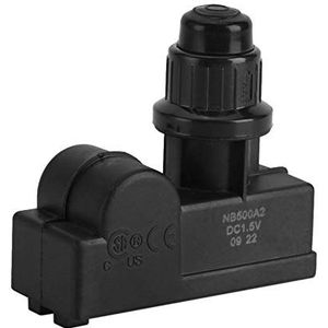Broco Elektrische aansteker met accu, BBQ, ontsteker, DC 1,5 V, gasgrill, grill, vonkgenerator, 2 uitgangen, universele ontsteker, zwart