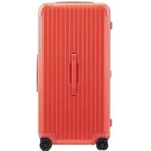 Koffer Trolleykoffer ABS+PC Reiskoffer Spinner Grote trolleykoffer Rollende bagagetas met wiel (Color : Orange, Size : 28 inch)