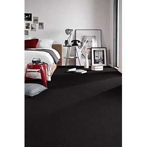 Een kleur tapijt Trendy voor elke kamer, woonkamer, slaapkamer, kinderkamer, tapijten, zwart, verschillende maten, 300x300 cm