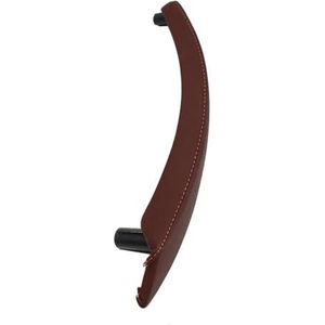 Voor X5 X6 E70 E71 E72 2007-2013 Links Rechts Interieur Passagiersdeur Pull Handvat Outer Cover Vervanging QAQMHVCVB(Left Red Brown 1PC)