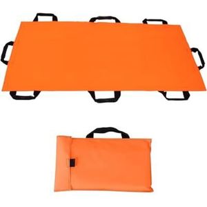PA-DABAOO Draagbare Transportbrancard Met 8 Rubberen Handgrepen En Draagtas, Oxford -Vouwbrancard, Opvouwbare Brancard Zachte Brancard, 440 Pond Capaciteit,110cm