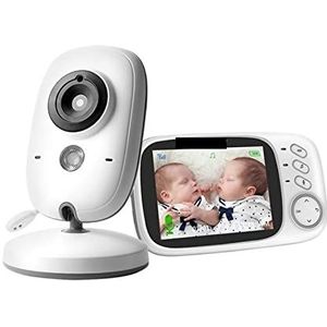 Zorg Babyfoon VB603 Video Baby Monitor 2.4G Wireless met 3,2 inch LCD 2 Way Audio Talk Night Vision Surveillance Security Camera Babysitter Brengt gemoedsrust