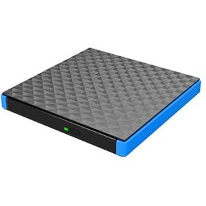 USB3.0 Extern Cd-station .0/TYPE-C Schrijver Met Externe Optische Lade Dubbele Interface Heldere Beeldkwaliteit Stabiele Audio(Blue)