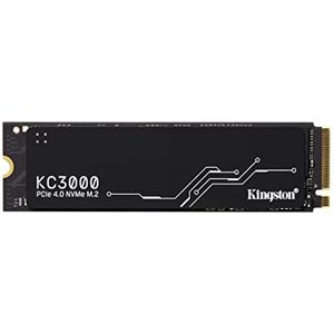 Kingston SKC3000D/4096G KC3000 PCIe 4.0 NVMe M.2 SSD - Hoogwaardige opslag voor desktop- en laptoppc's,Zwart