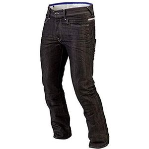newfacelook Heren Jeans Mannen Casual Denim Zwarte Jeans voor Man, Zwart, 32W x 32L