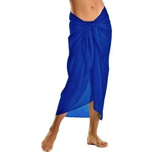 TOSKATOK - Wikkelrok - Blauw - Sarong Pareo - 100 x 180 cm