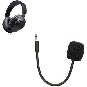 kwmobile microfoon voor gaming headset - Compatibel met JBL Quantum 100-10 cm - In zwart