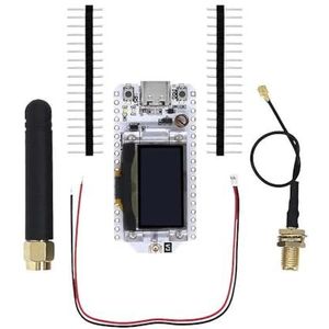 DollaTek 863MHz - 928MHz Lora V3 Meshtastic SX1262 ontwikkelingsboard 0,96 OLED-display ESP32 WiFi Kit 32 Bluetooth-kaartontwikkeling Dual-Core IOT module LoRaWAN voor Arduino