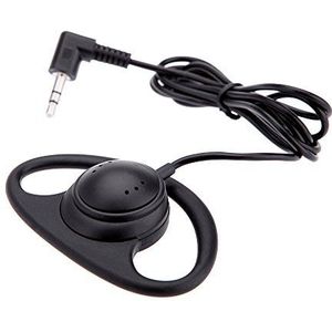 Andoer Mono Koptelefoon Hoofdtelefoon Dual Channel Oordopjes 3,5 mm Jack Plug voor laptop PC Skype VoIP ICQ oordopjes oordopjes