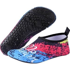 Waterschoenen for dames en heren, instappers for blote voeten, aqua yogasokken for zwemmen, zwembad, strand, surfen, rivier(23,Xxxl-1 pair)