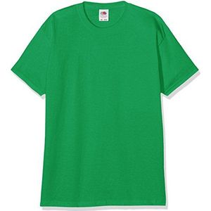 Fruit of the Loom Valueweight T-shirt voor jongens, verpakking van 2 stuks, groen (Kelly Green 518), 164 cm