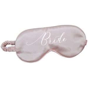 Satijnen oogmasker voor de bruid (Rosa, Bride)