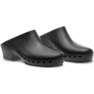 Calzuro - Klassieke sanitaire schoenen S met gaten aan de zijkant, CE professionele kwaliteit 35-36 zwart