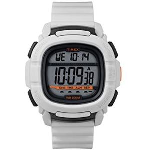Timex BST.47 47mm Silicone Strap Watch - White/Silver Tone - TW5M26400