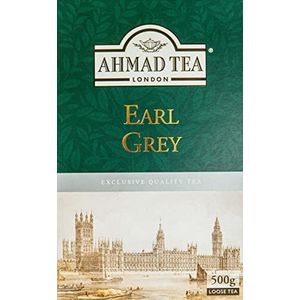 Ahmad Tea Earl Grey Zwarte Thee, losse, 500g