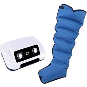 Elektrische Beenmassage Met Luchtcompressie, Compressiepomp For Herstellaarzen, Taille-ontspanningsarm- En Voetmassage, Bevordert De Bloedsomloop En Lymfedrainage(1leg)