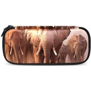 GIAPB Etui, Potlood Pouch, Potlood tas, Klein Potlood Pouch,Afrikaanse Olifant Dier