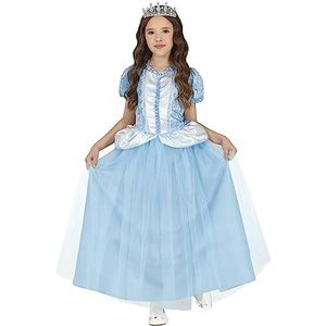 Koning Prins & Adel Kostuums | Prinses Bernadette Van Blauwland | Meisje | 7-9 jaar | Carnaval kostuum | Verkleedkleding