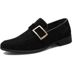 Heren Derby Business Casual Oxford Classic Veterschoenen Met Puntige Neus,zwart,48 EU