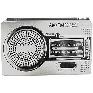 Draagbare zakradio,AM FM-radio op batterijen met luidspreker | AM FM-transistorradio's met luidspreker-oortelefoonaansluiting, ideaal cadeau voor ouders, ouderen, familieleden Gusengo