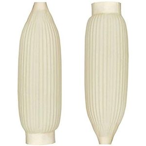 Calayu 1 paar waterdichte latex manchetten waterdichte oliebestendige elastische snoermanchetten herbruikbare mouwbeschermers verdikken voor het afwassen, reinigen, koken